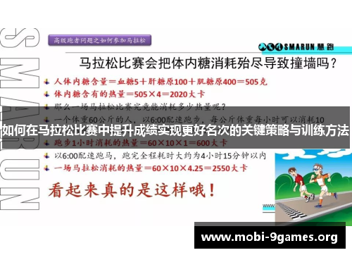如何在马拉松比赛中提升成绩实现更好名次的关键策略与训练方法